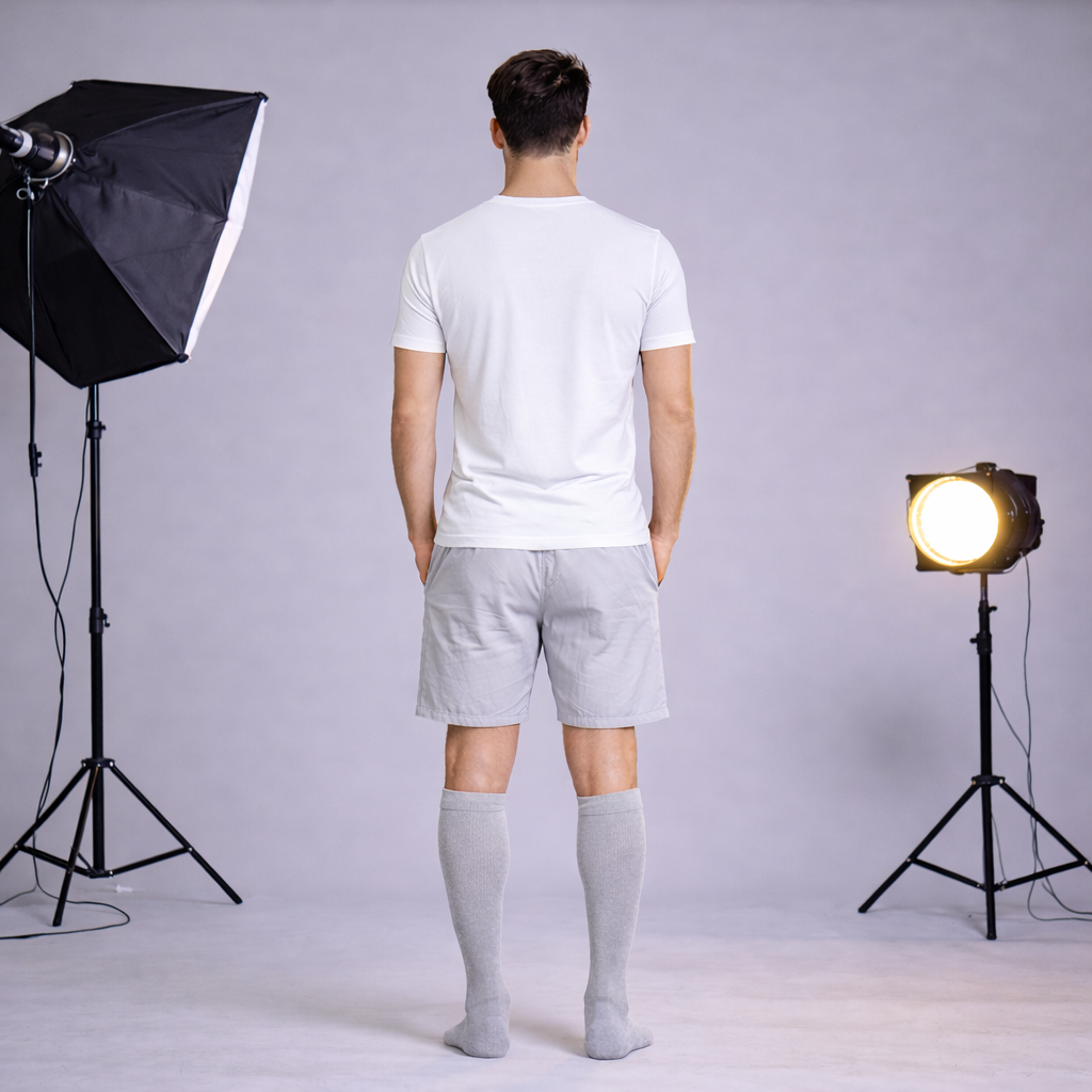 Lichtgrijze Compressie & Comfort Sokken voor Dagelijks Gebruik | SockCare