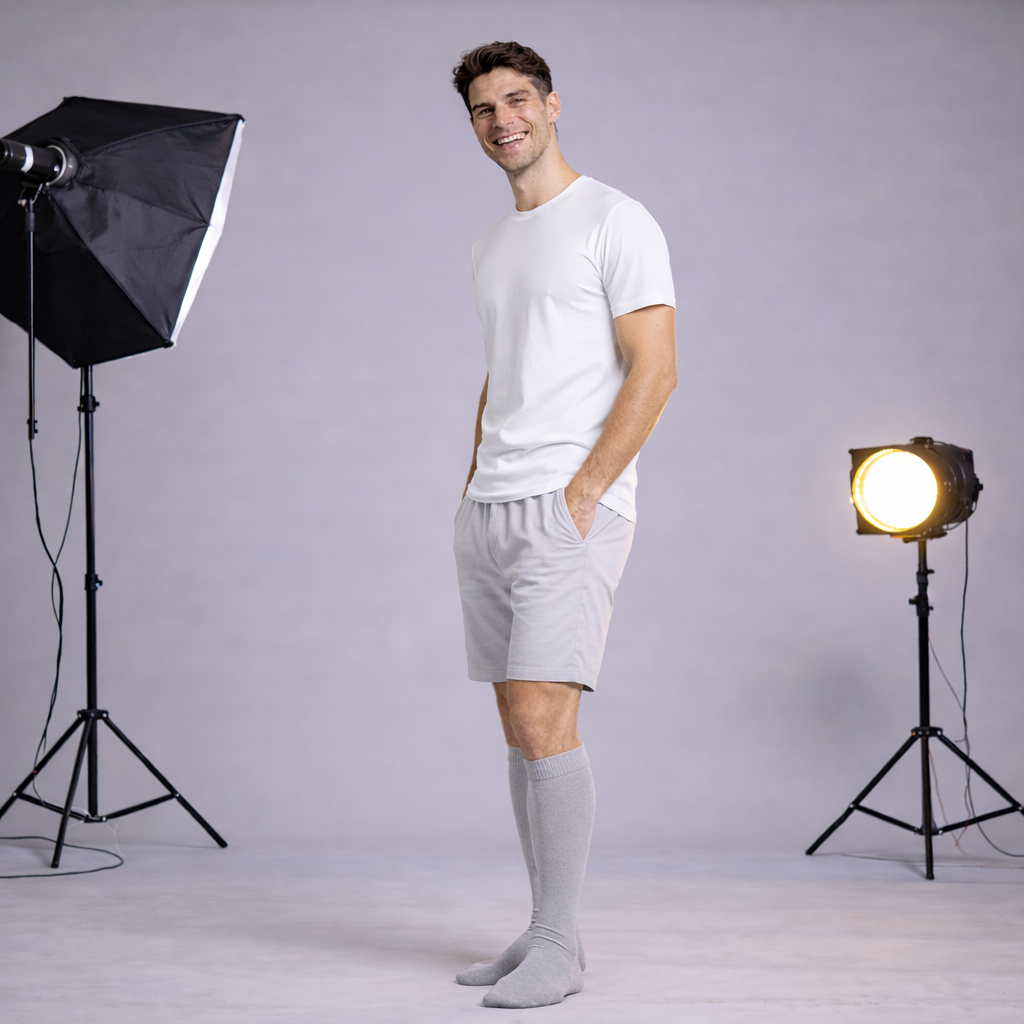 Lichtgrijze Compressie & Comfort Sokken voor Dagelijks Gebruik | SockCare