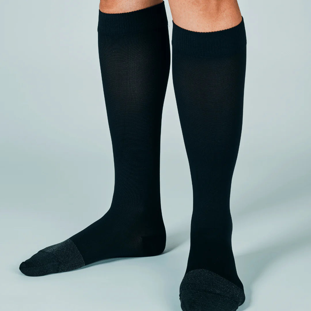 Compressie & Comfort Sokken Zwart – Geleidelijke Compressie bij Langdurig Staan of Zitten | SockCare